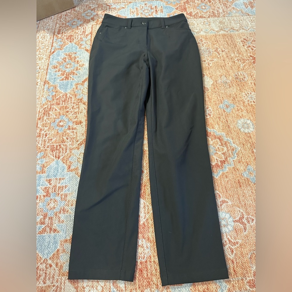Lululemon City Sleek 5 Pocket 7/8 Pant Obsidian Grey W5CZIS size 4 - Picture 3 of 7